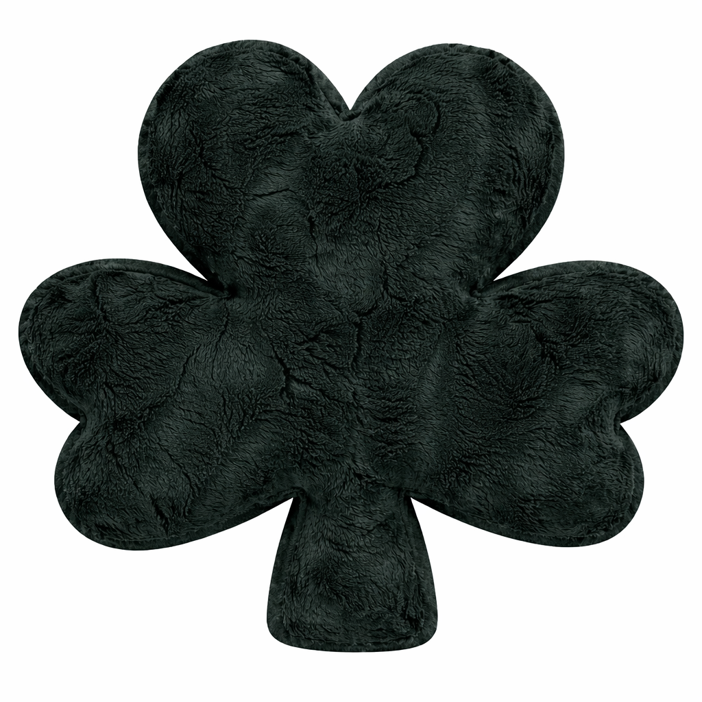 Plush Minky Shamrock Pillow
