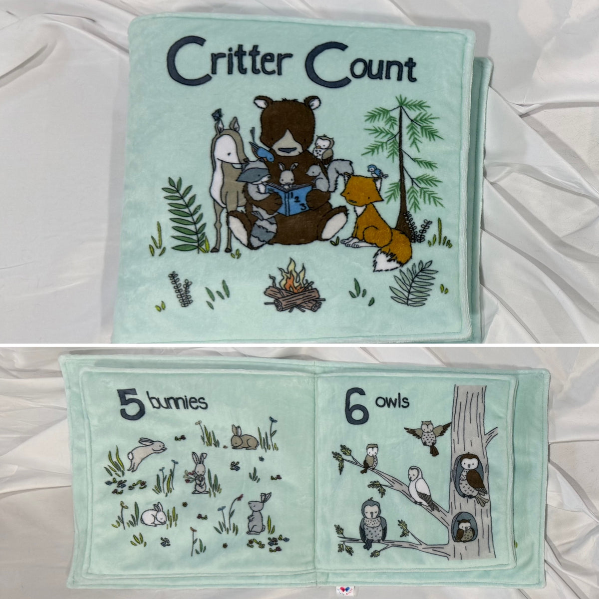 Plush Minky Books