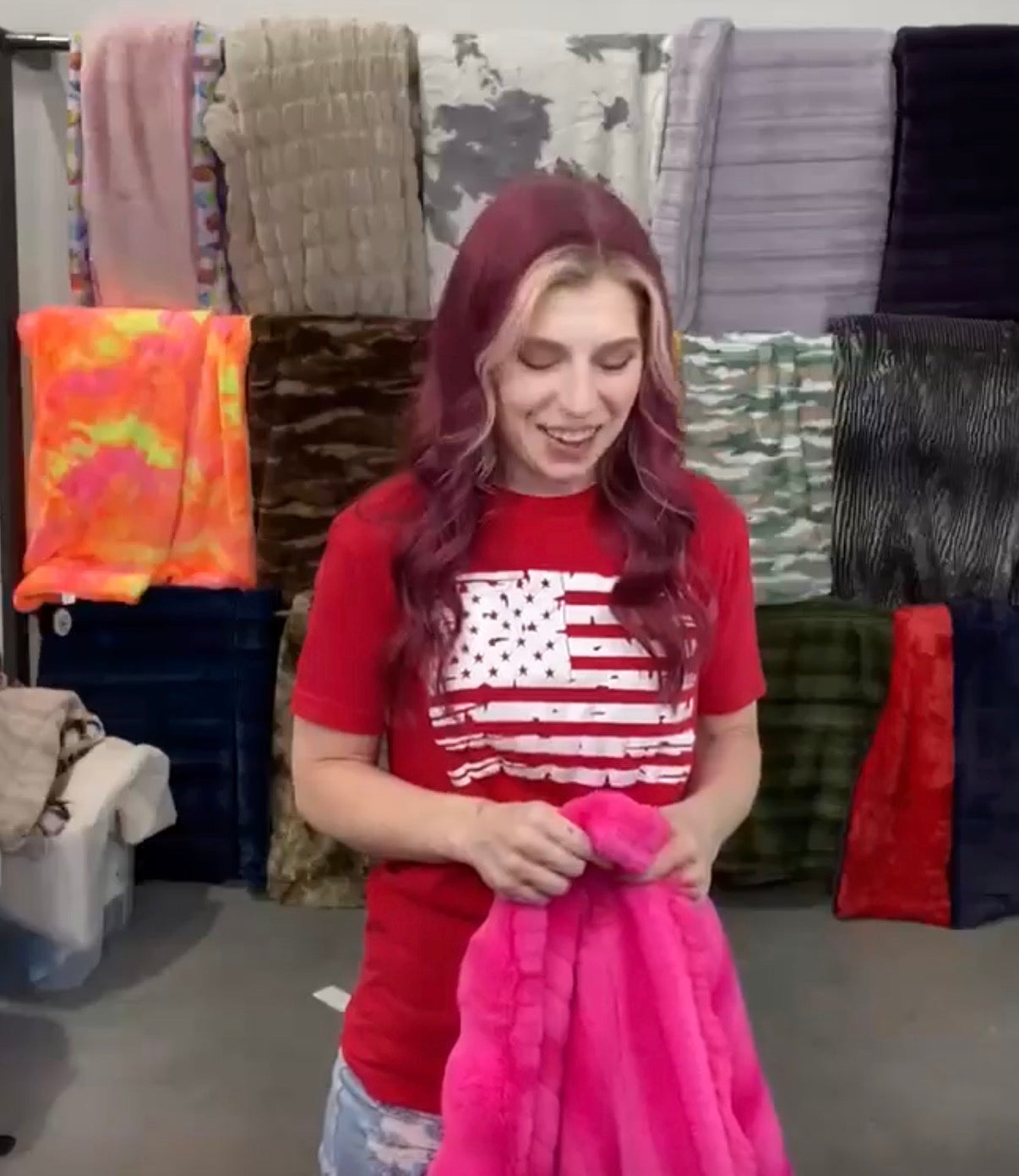 Live Show Shirt Claim - Distressed Flag