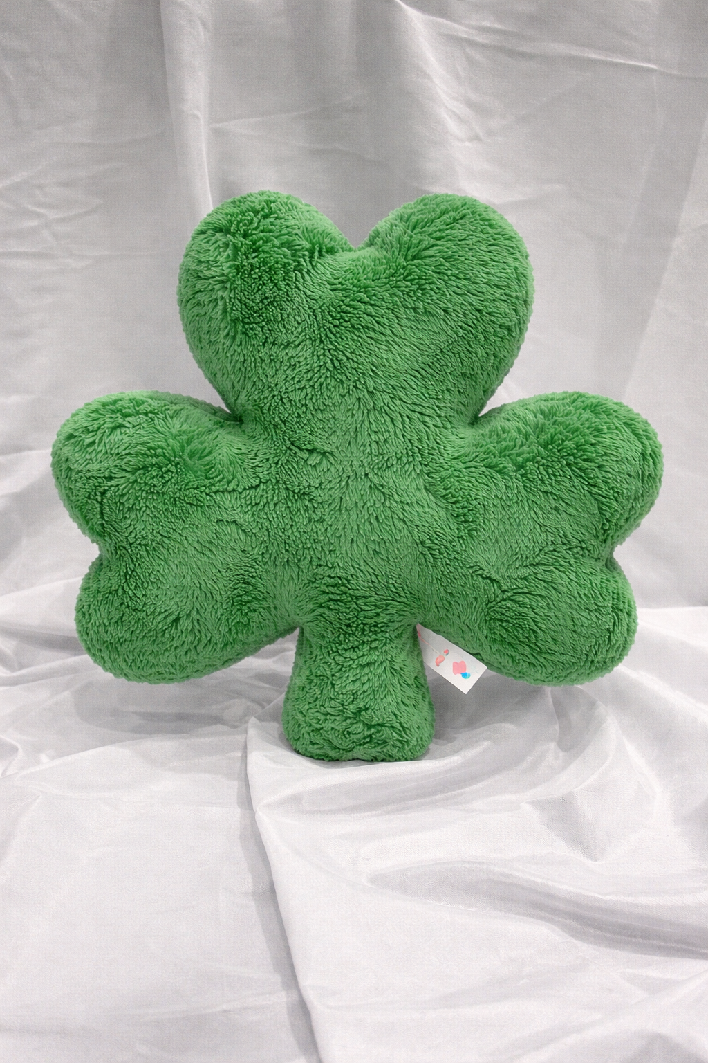 Plush Minky Shamrock Pillow
