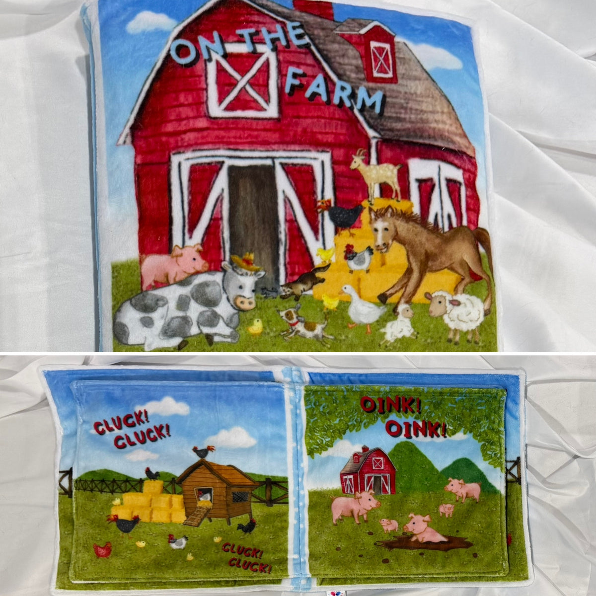 Plush Minky Books