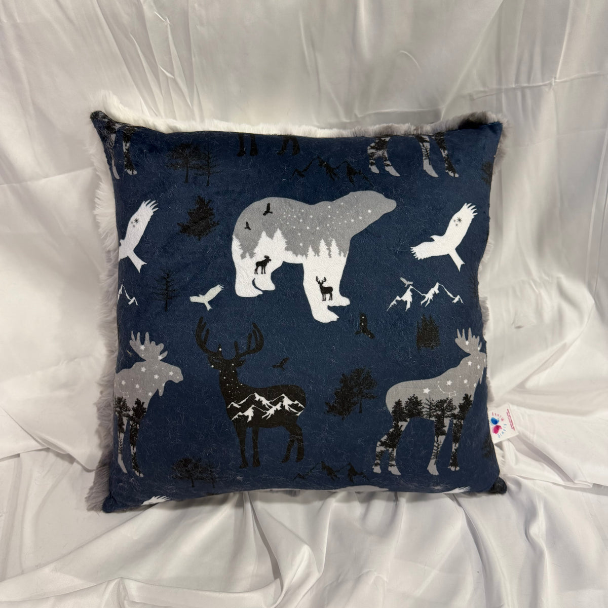 Plush Minky Throw Pillow