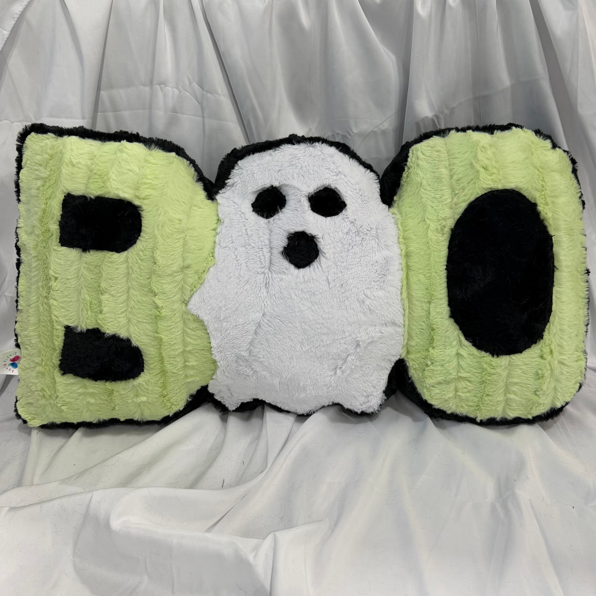 *LIMITED EDITION* Plush Minky BOO Pillow