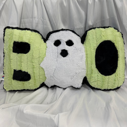 *LIMITED EDITION* Plush Minky BOO Pillow