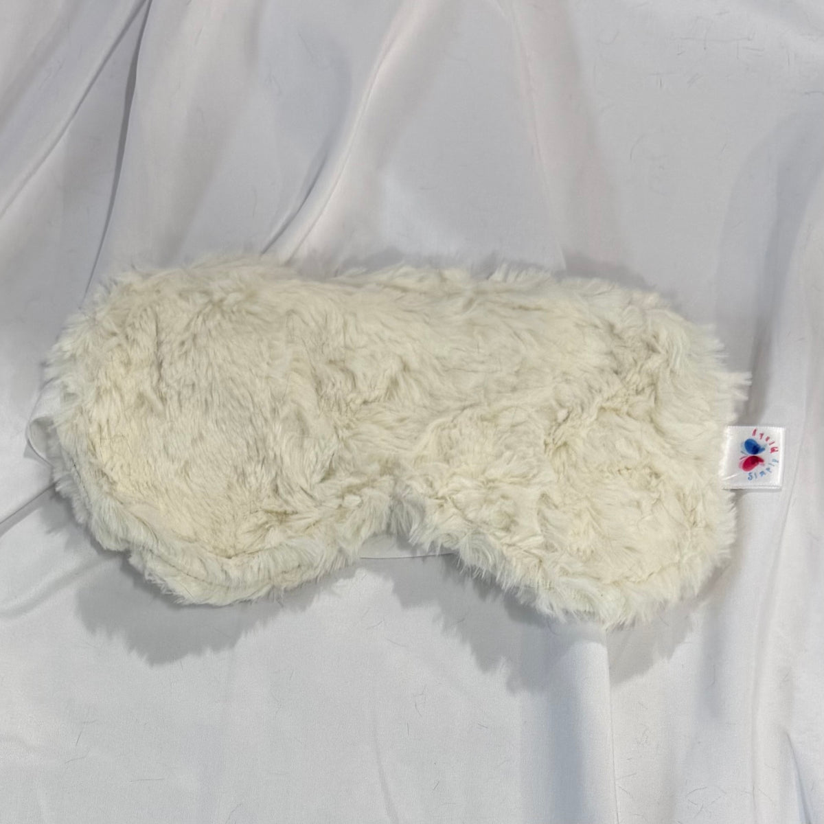 Minky Eye Mask - Brown / Ivory