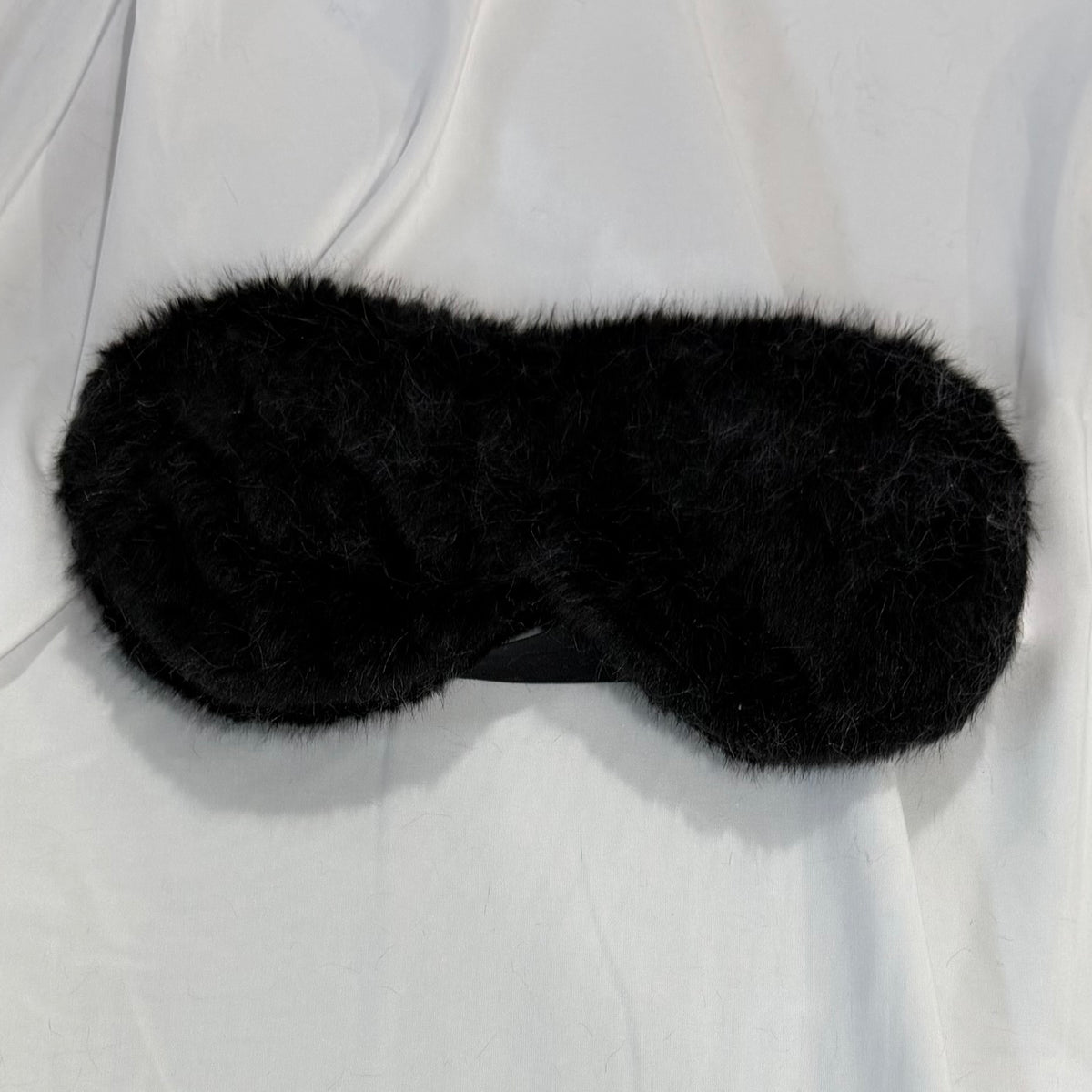 Minky Eye Mask - Black / Gray