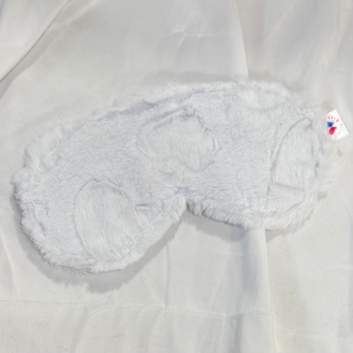 Minky Eye Mask - Brown / Ivory