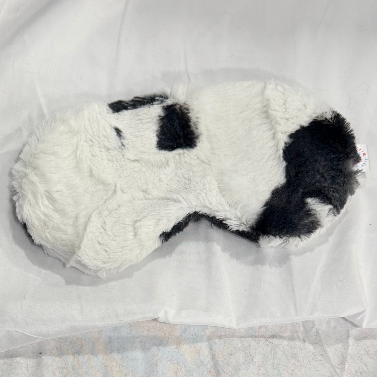 Minky Eye Mask - Black / Gray