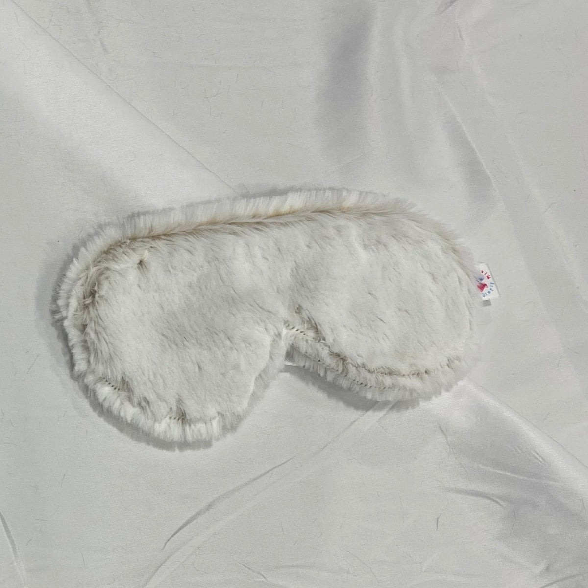Minky Eye Mask - Brown / Ivory