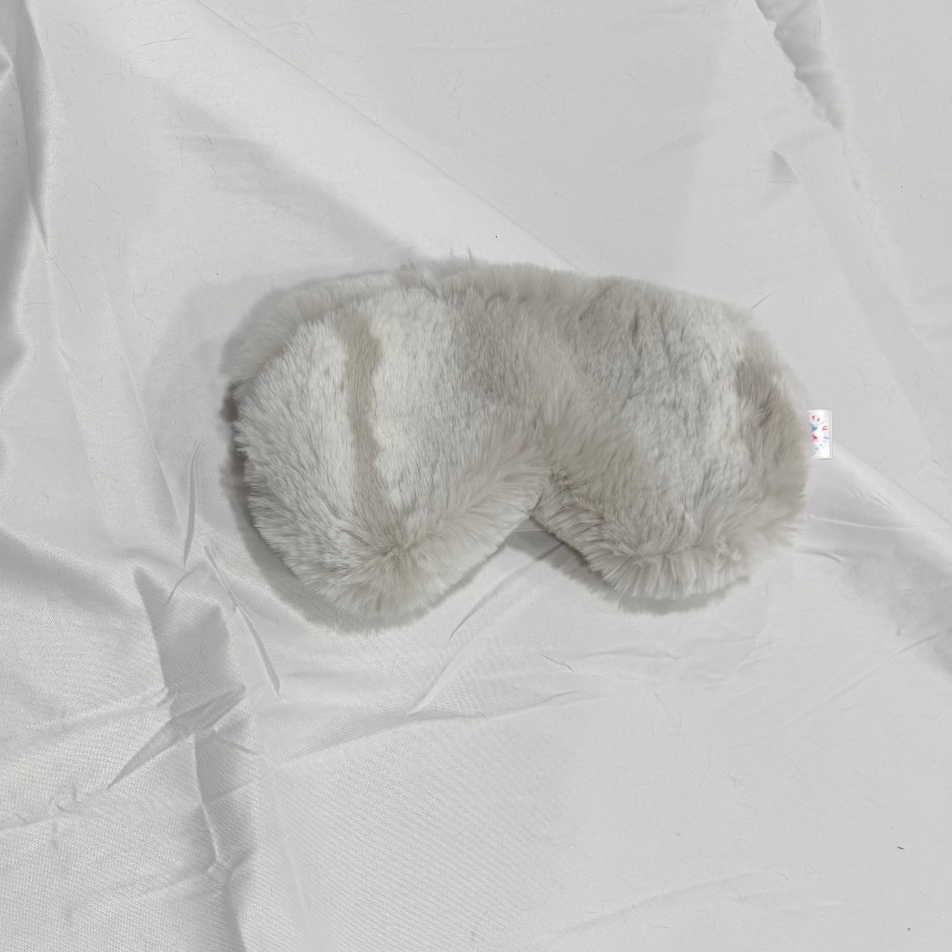 Minky Eye Mask - Black / Gray