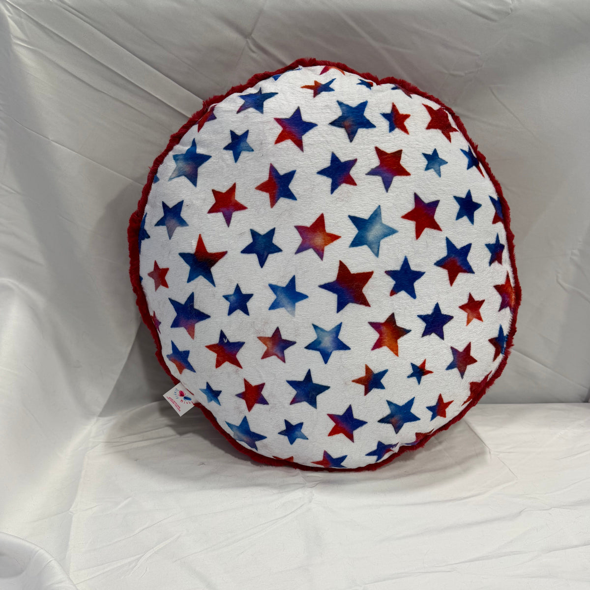 Plush Minky Circle Pillow