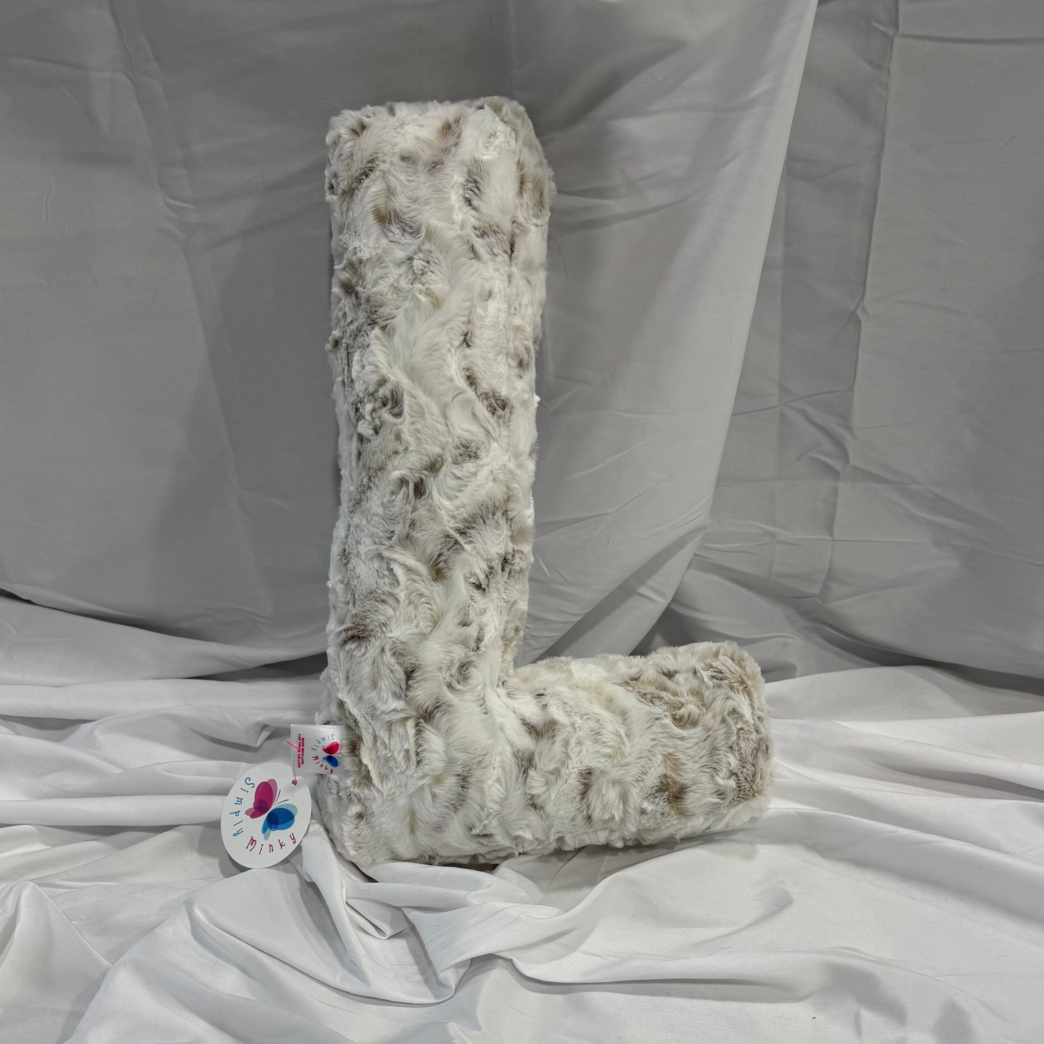 Plush Minky Letters