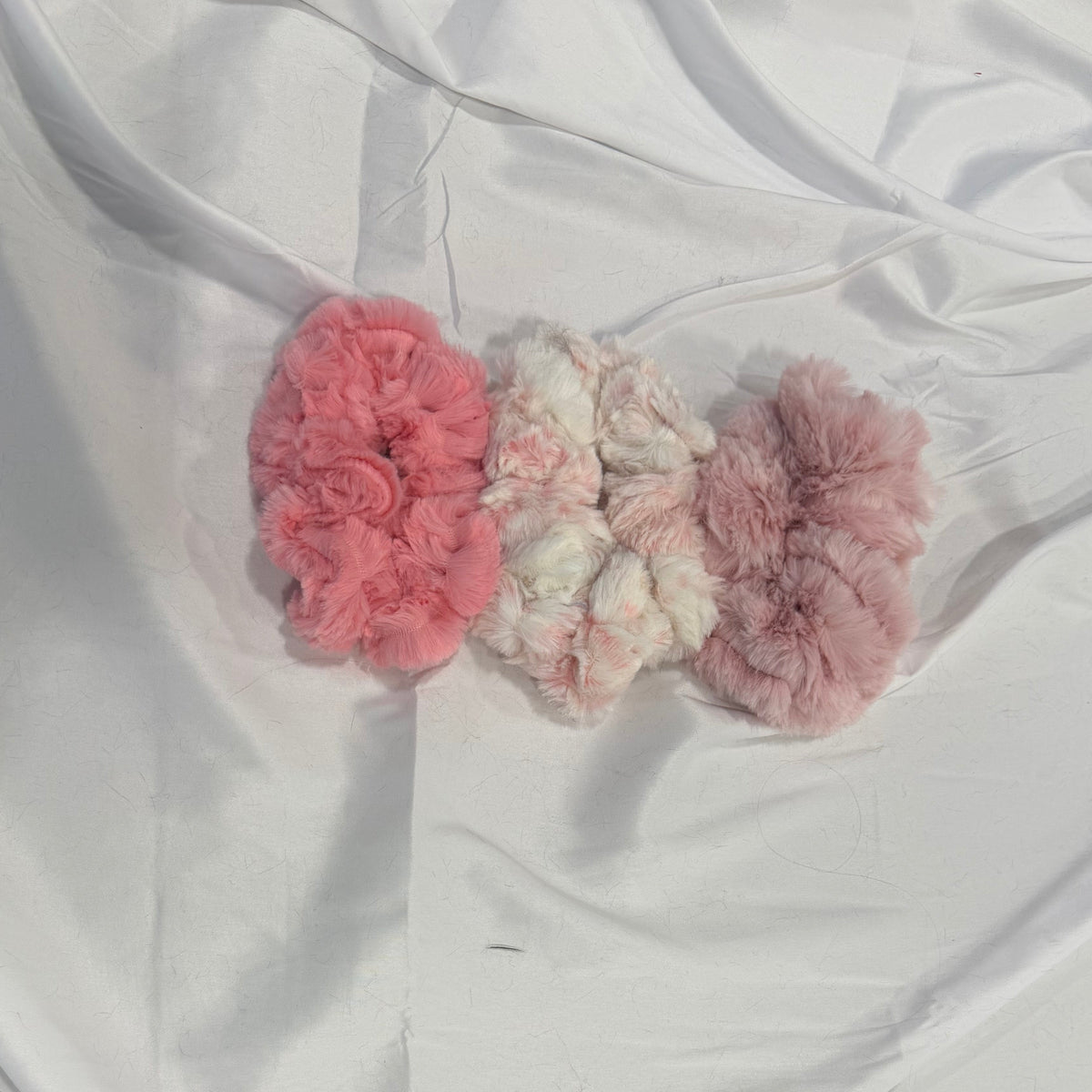Plush Minky Scrunchie Sets
