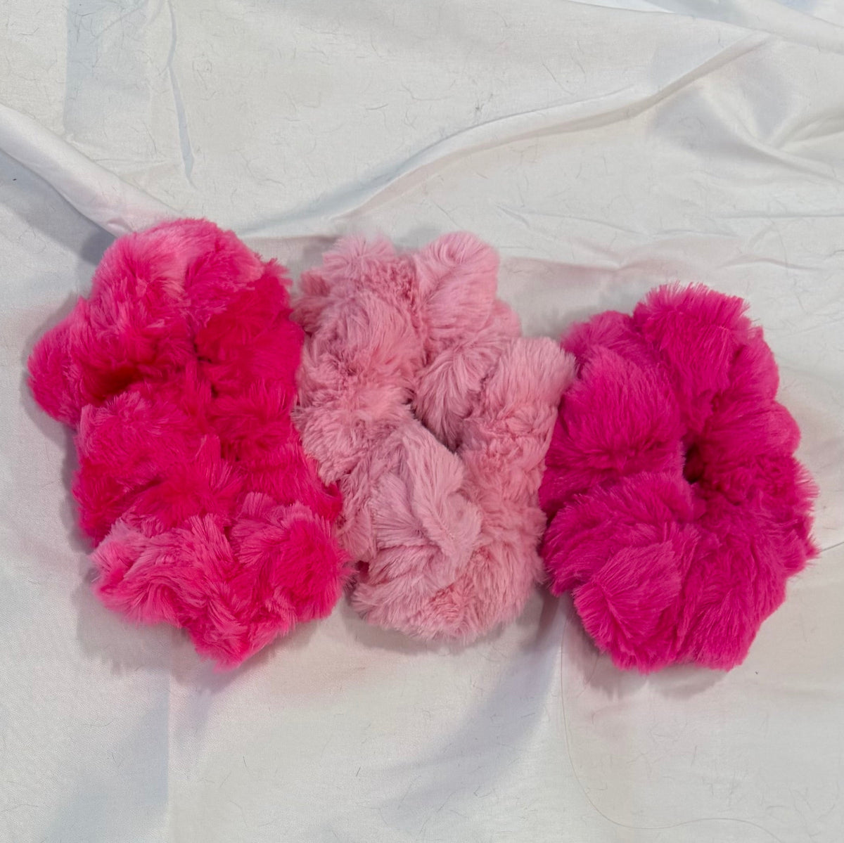 Plush Minky Scrunchie Sets