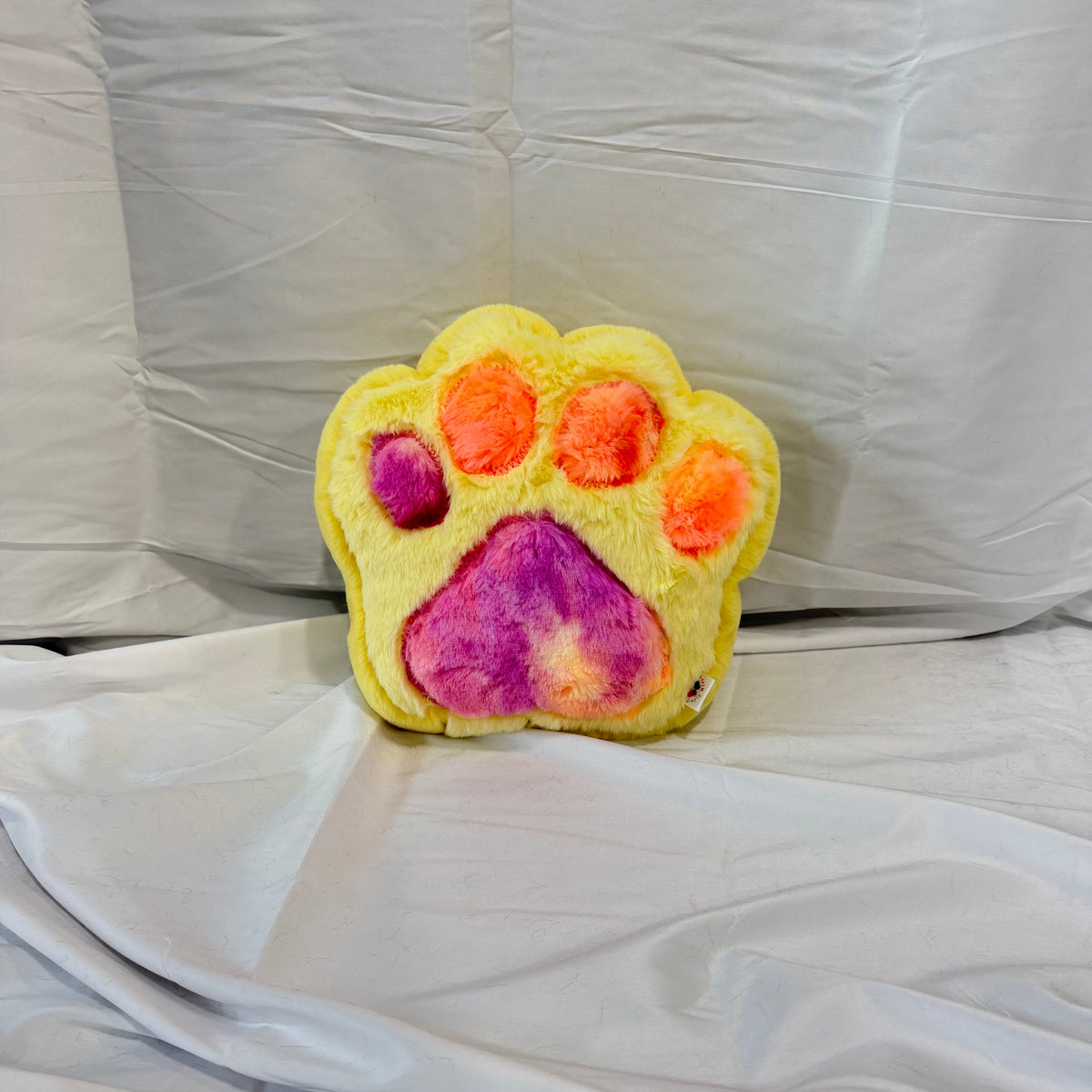 Plush Minky Paw Pillow