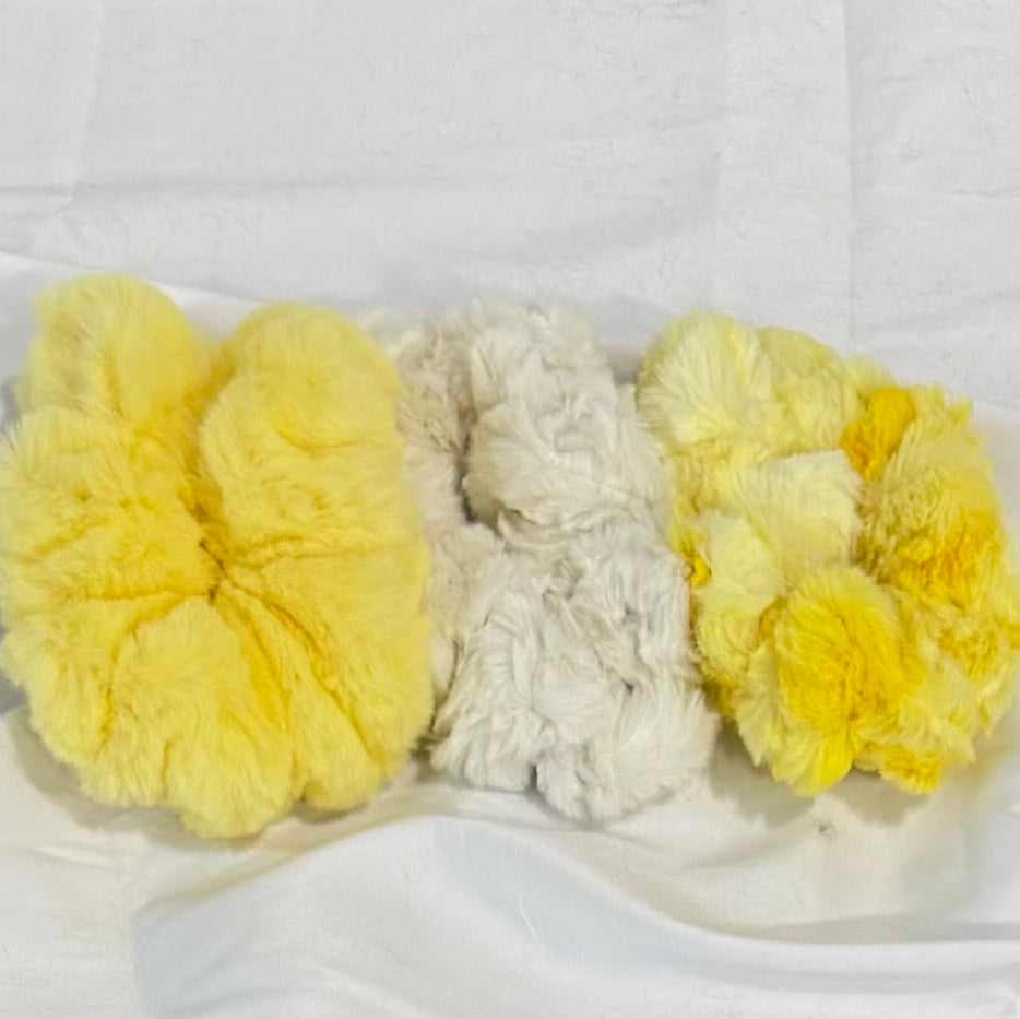 Plush Minky Scrunchie Sets