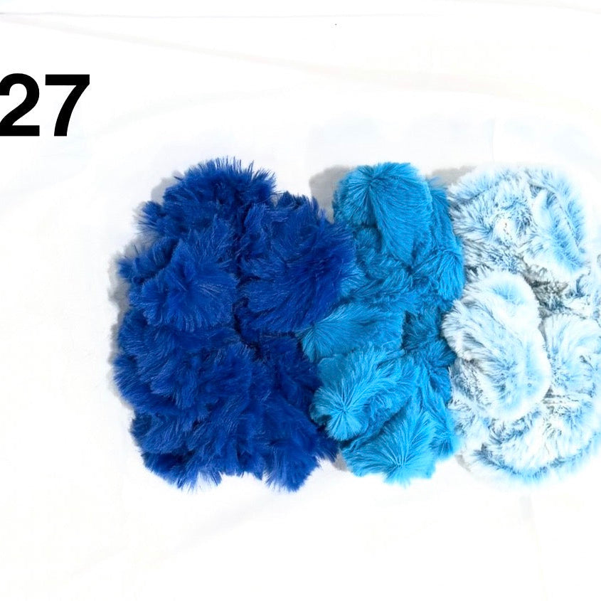 Plush Minky Scrunchie Sets