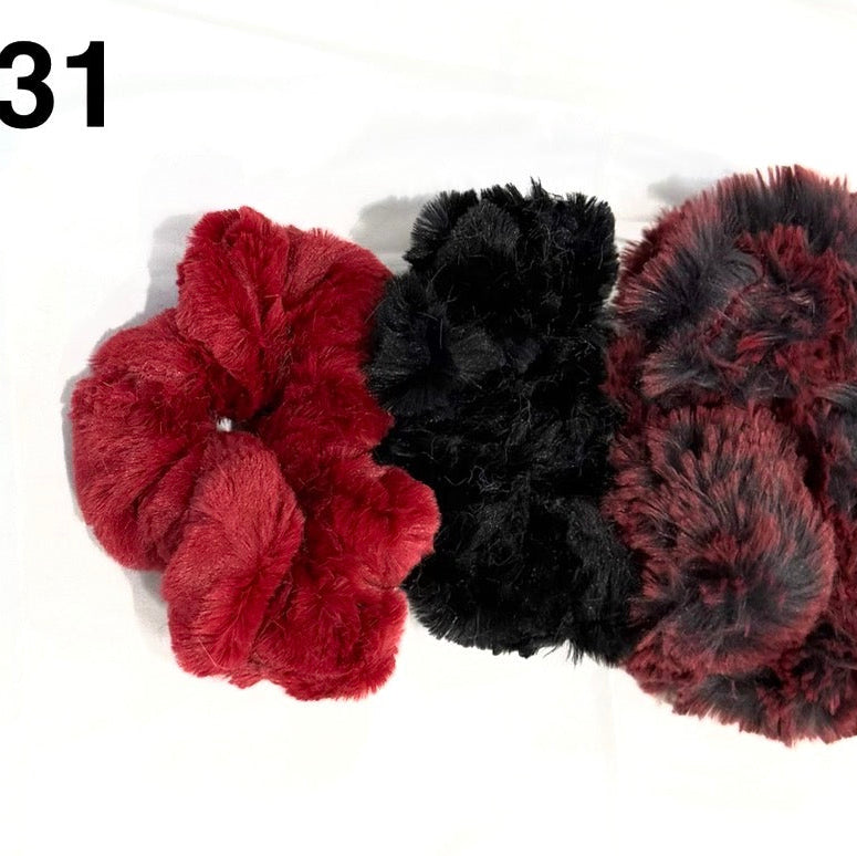 Plush Minky Scrunchie Sets
