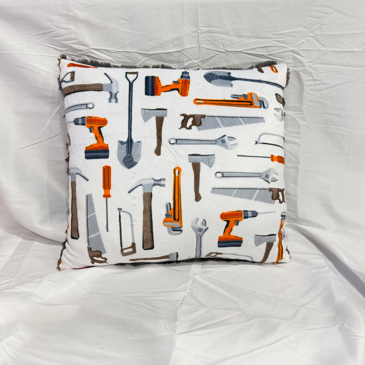 Plush Minky Throw Pillow