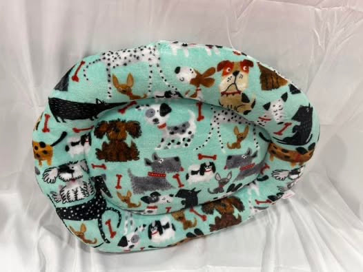 Minky Plush Pet Bed - Approx 18"